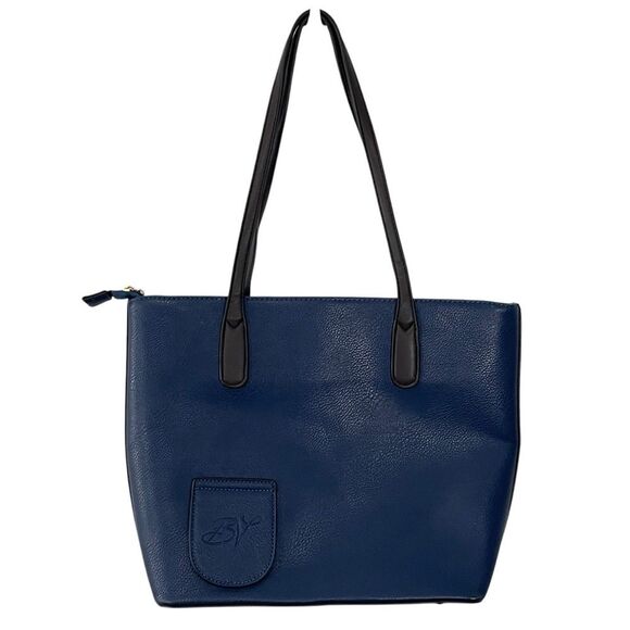PortoVino Classic Tote Bag - Vegan
Leather Wine Purse Navy Blue - Picture 6 of 14